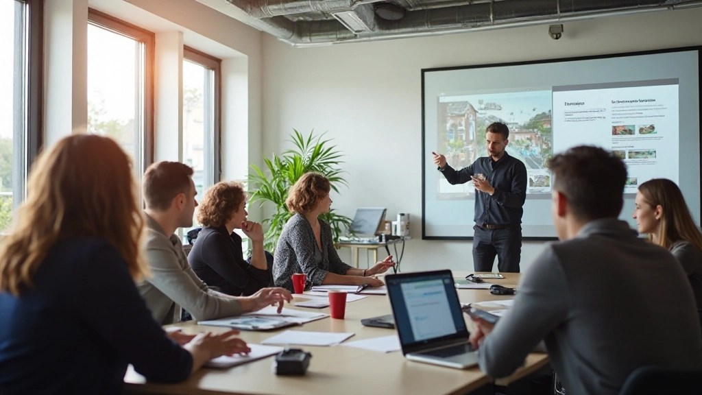 Praktisch Nederlands klaslokaal met interactief leren